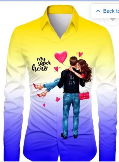 Men Regular Fit Printed Casual Shirt L