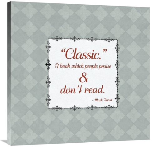 Global Gallery GCS-453848-3636-142 36 x 36 in. Quotes - Twain - On Boo