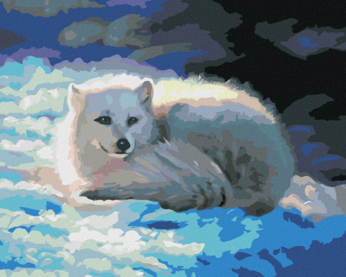 Zuty - Paint by Numbers - ARTIC FOX (D. RUSTY RUST), 40x50 cm