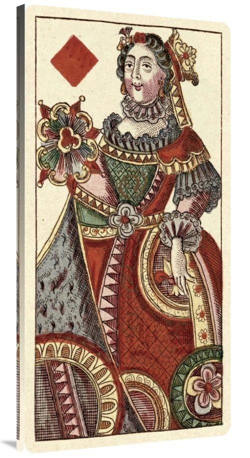 Global Gallery GCS-455065-2448-142 24 x 48 in. Queen of Diamonds - Bau
