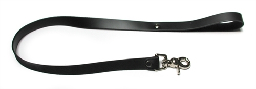 Leather Leash Black