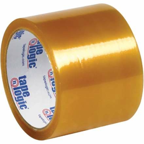 Tape Logic T90653 3 in. x 55 yards Clear No.53 PVC Natural Rubber Tape