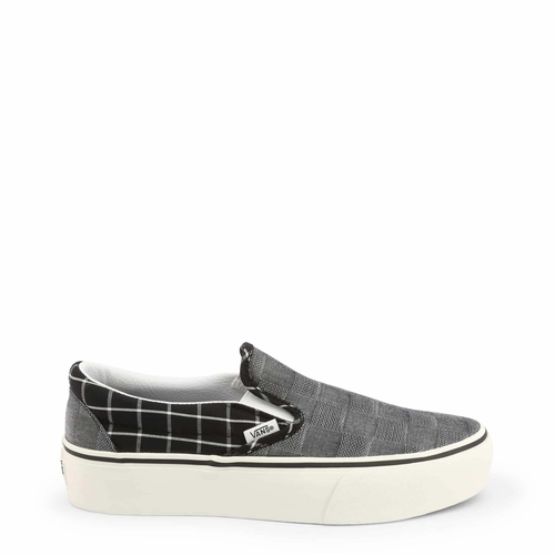 Grey Vans CLASSIC-SLIP-ON_VN0A3JEZ1AW1