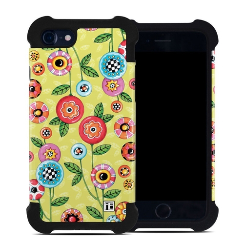 DecalGirl AIP7BC-BFLWRS Apple iPhone 7 Bumper Case - Button Flowers