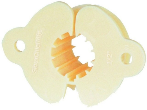 Sioux Chief 558-2PK2 Insulating Polyethylene Pipe Clamps  Black