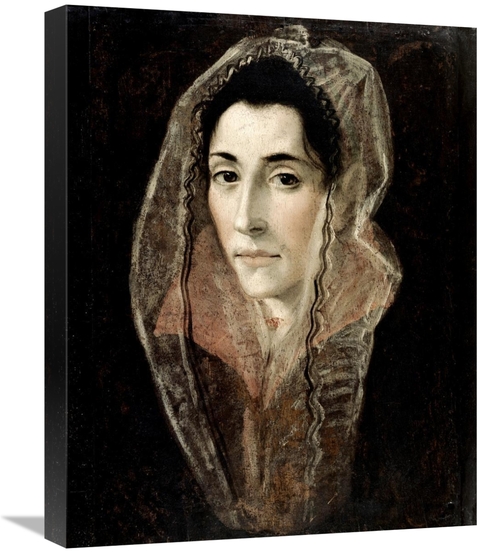 Global Gallery GCS-277482-22-142 22 in. Portrait of a Lady Art Print -