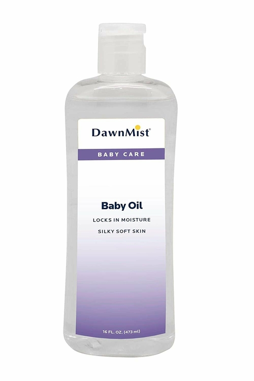 Dukal Baby Oil. 48 bottles of Pure mineral oil 8 oz. Moisturizing oil