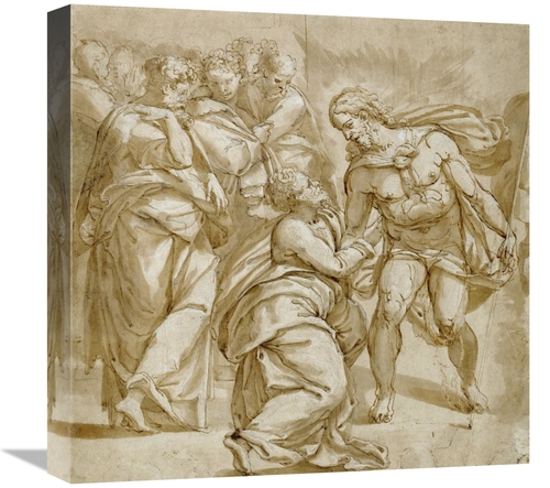 Global Gallery GCS-456813-1818-142 18 x 18 in. The Incredulity of Thom