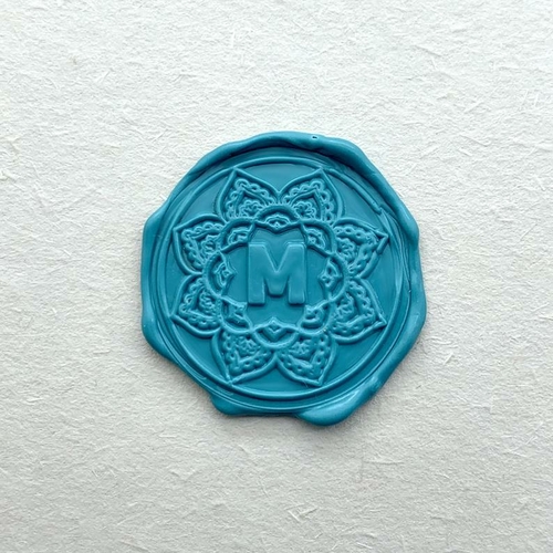 Personalized Mandala Sujeto Initial Wax Seal Stamp Kit