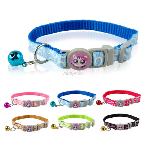 1.0cm Wide Nylon Bubbles Print Kitten Kitty Cat