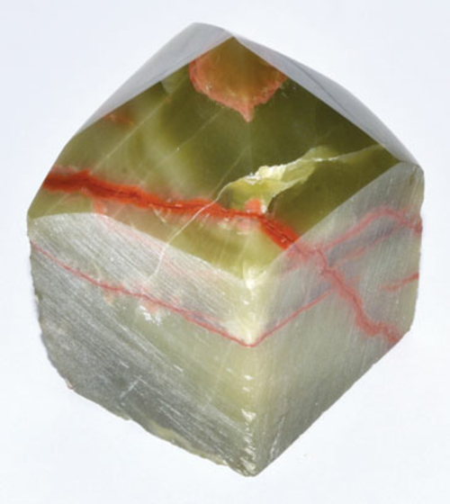 Aragonite, Green top polished point                                   