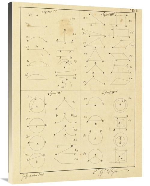 Global Gallery GCS-453972-3040-142 30 x 40 in. Plate 1 for Elements of