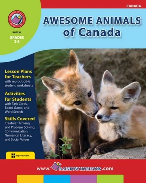 Rainbow Horizons Z41 Awesome Animals of Canada - Grade 2 to 3