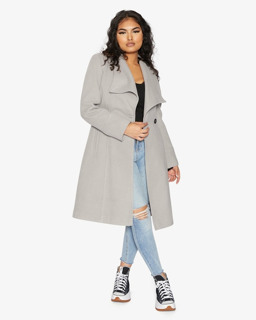 Ladies best sale waterfall coat