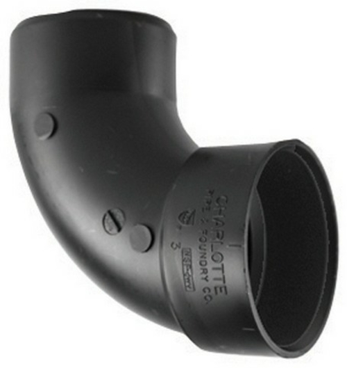 Charlotte ABS003021000HA 3 in. ABS-DWV 90 Degree Street Elbow