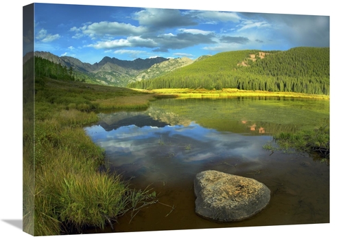 Global Gallery GCS-396009-1824-142 18 x 24 in. Mt Powell & Piney Lake&
