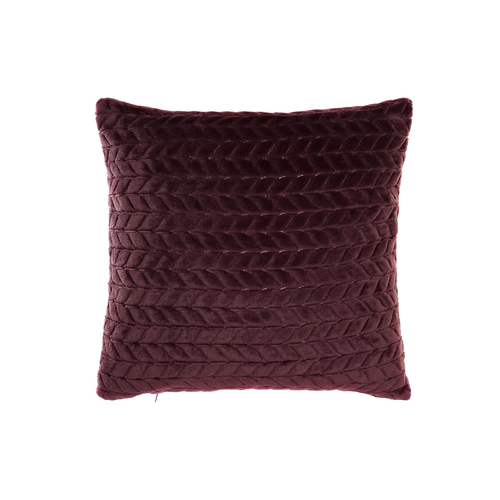 Cushion DKD Home Decor Light mauve Squared 45 x 10 x 45 cm