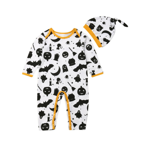 Halloween Newborn Baby Boys Girl Clothes Long