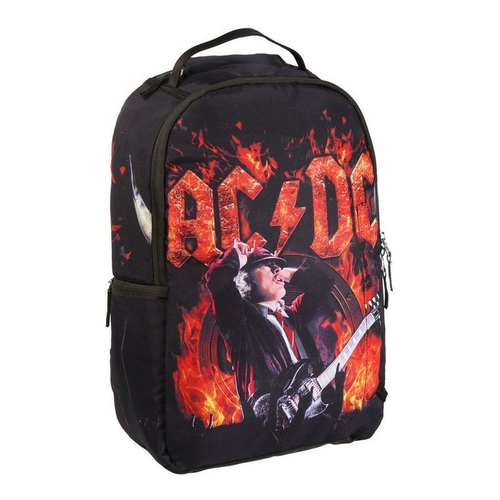 School Bag ACDC Black (29 x 46 x 15 cm)