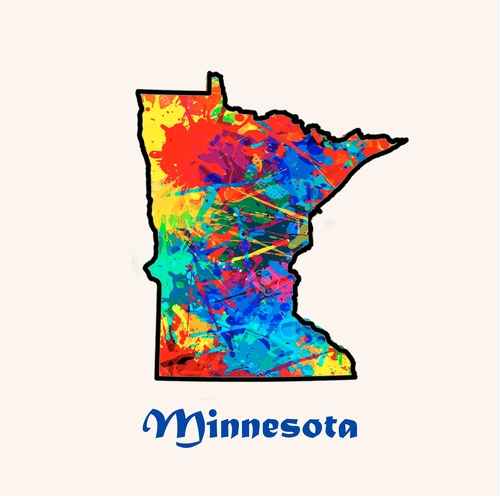 State Of Minnesota A 3 Inch Diameter Patches