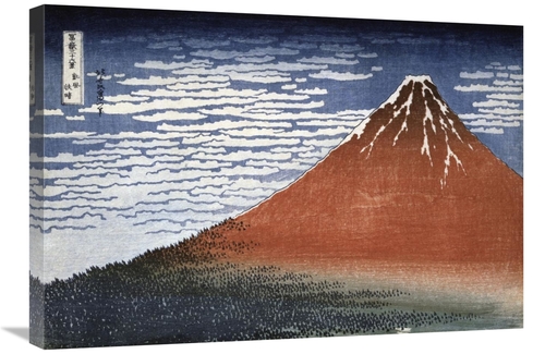 Global Gallery GCS-278007-30-142 30 in. Fuji in Clear Weather Art Prin