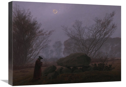 Global Gallery GCS-455055-1824-142 18 x 24 in. A Walk at Dusk Art Prin