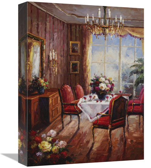 Global Gallery GCS-132535-1216-142 12 x 16 in. Wine Apertif Salon Art 