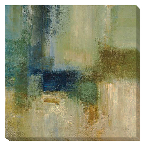 Artistic Home Gallery 2727304G Green Abstract Canvas Artwork - 27 in.