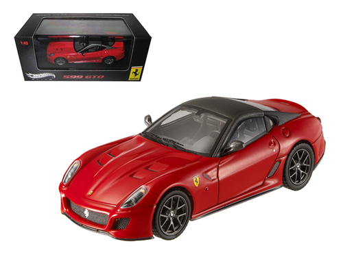 Ferrari 599 GTO Red With Grey Roof Elite Edition 1/43 Diecast Car