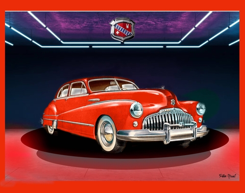 1948 Buick Mouse Pad Classic car