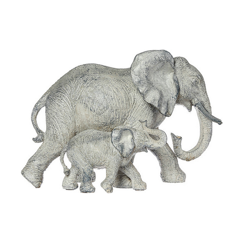 Decorative Figure Atmosphera 15,5 x 22,5 x 12 cm Resin Elephant