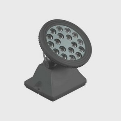 Jesco Lighting WW2R8WW30BK 8 in.36 LED Round Wall Washer, Black