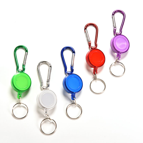 Retractable Metal Card Badge Holder Colourful