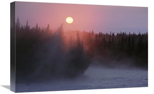 Global Gallery GCS-395403-1624-142 16 x 24 in. Sunrise Over Kasilof Ri