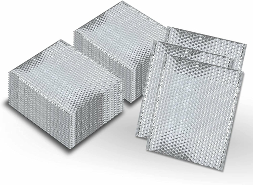 Pack of 50 Silver Bubble Mailers 18 x 22 Thermal Padded Envelopes with