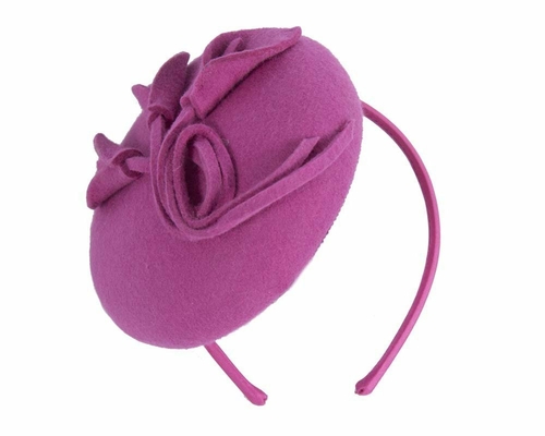 Small fuchsia winter pillbox   J297F