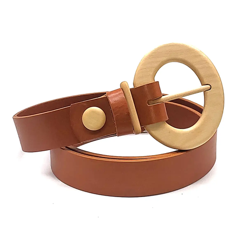 Luxury Wood Belt Fuji Happiness 301