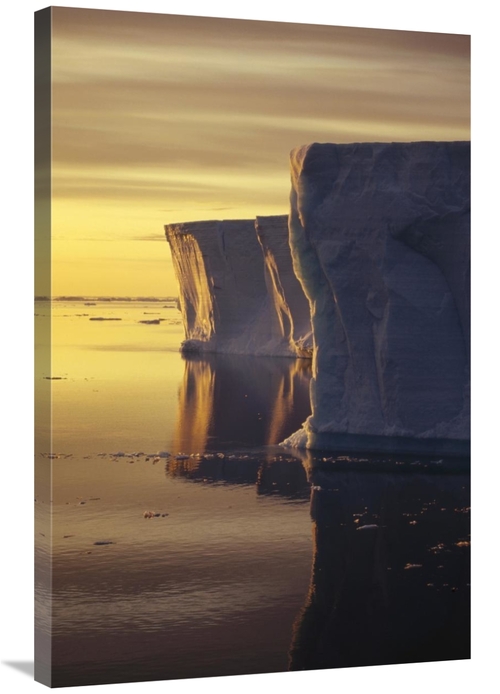 Global Gallery GCS-451222-2436-142 24 x 36 in. Sunrise Over Tabular Ic