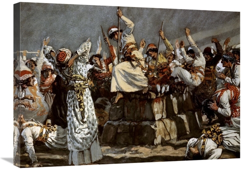 Global Gallery GCS-280474-30-142 30 in. Prophets of Baal Leap Upon the