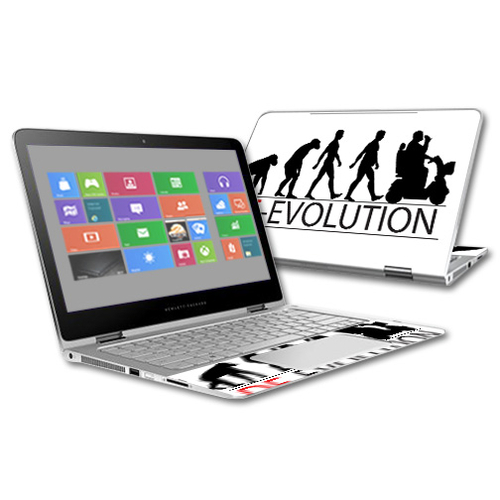 MightySkins HPSX36013-Deevolution Skin for HP Spectre X360 2-in-1 13.3