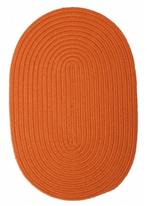 Colonial Mills Rug BR74R024X120 Boca Raton - Rust 2 ft. x 10 ft. Braid