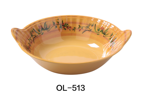 Yanco OL-513 Olive 12" BOWL WITH HANDLE 3 QT