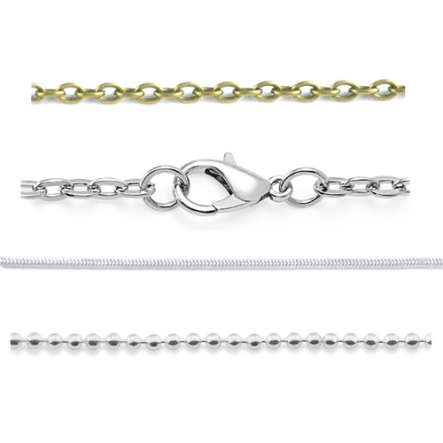 10pcs With Clasp Women Male Long Chains DIY