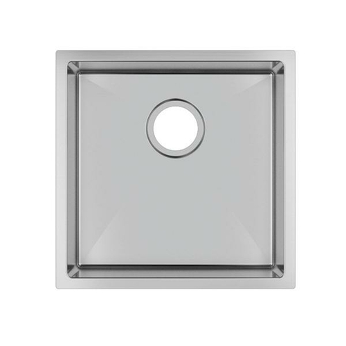 1Mm Handmade Single Bowl Top Undermount Kitchen Sink 440X440X205 Mm