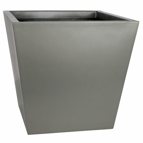 Autograph Foliages D-130490 23 in. Square Planter- Charcoal