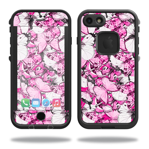 MightySkins LIFIP7-Butterflies Skin for Lifeproof iPhone SE 2020 7 & 8