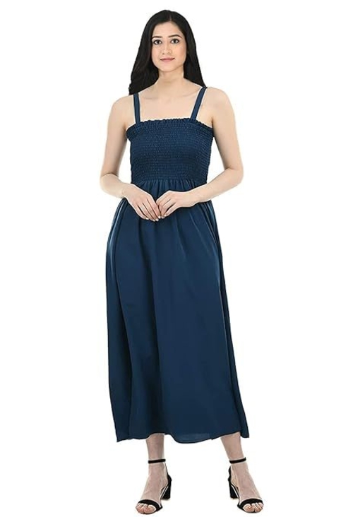 Women’s Dress | Ankle Length Dress Western Long Designer Off-Shoulder