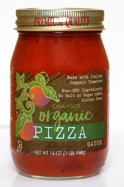 Casa Visco 16oz Organic Pizza Sauce