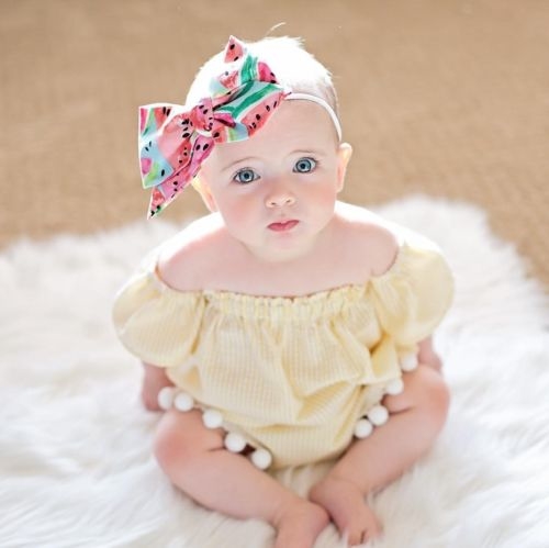 Cute 3PCS Toddler Newborn Kids Baby Girls Off