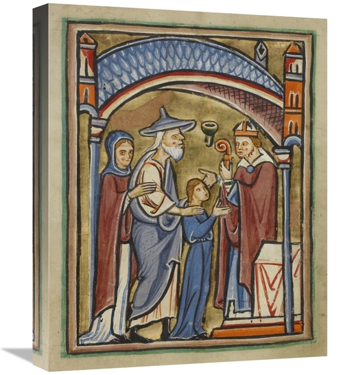 16 x 20 in. The Virgin As A Maiden in the Temple Art Print - Unknown 1